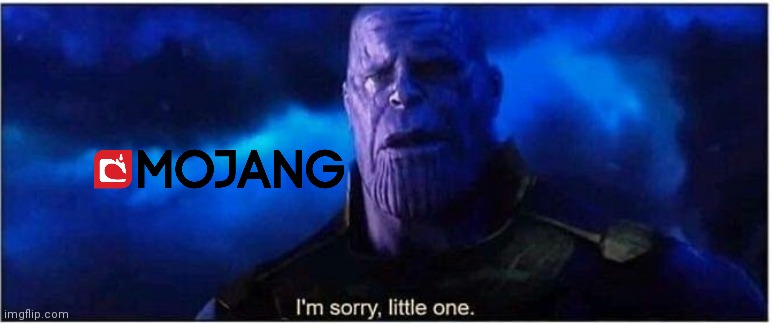 Thanos I'm sorry little one | image tagged in thanos i'm sorry little one | made w/ Imgflip meme maker