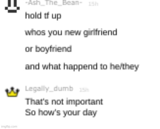 just ancer the question | made w/ Imgflip meme maker