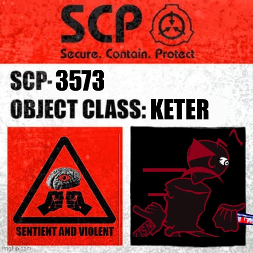 SCP-3573 Piracy | 3573; KETER | image tagged in scp label template keter | made w/ Imgflip meme maker