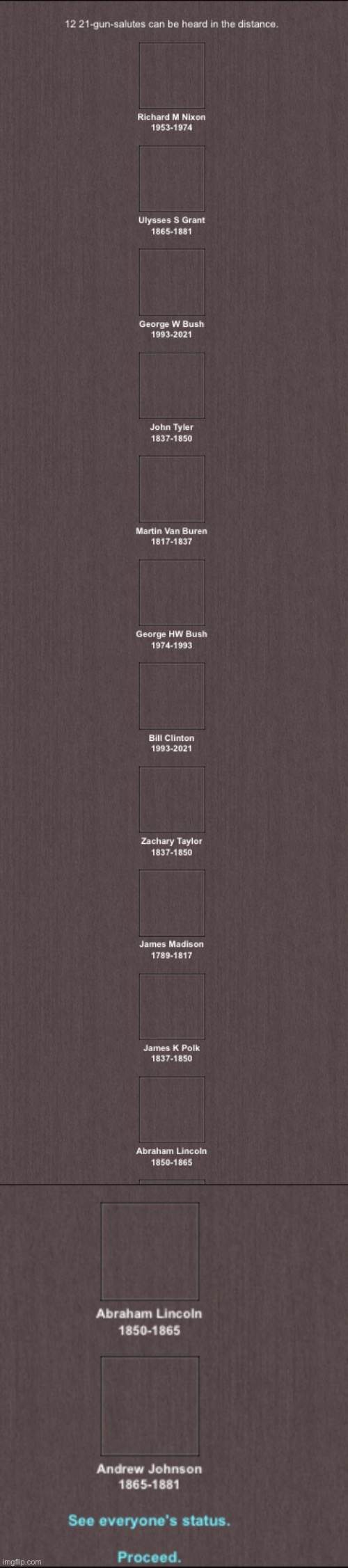 Fun fact: Lyndon Johnson and Andrew Johnson are actually the only Presidents who aren’t related in some way | made w/ Imgflip meme maker