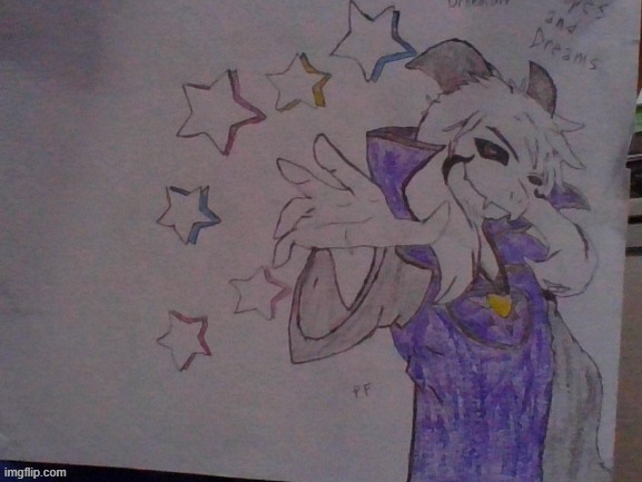 Drawing Asriel | made w/ Imgflip meme maker