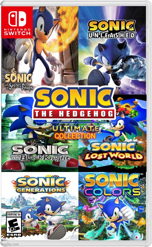 HE'S THE FASTEST ALIIIIIVVVEEEE!! | COLLECTION | image tagged in nintendo switch,sonic,sonic the hedgehog,sega | made w/ Imgflip meme maker