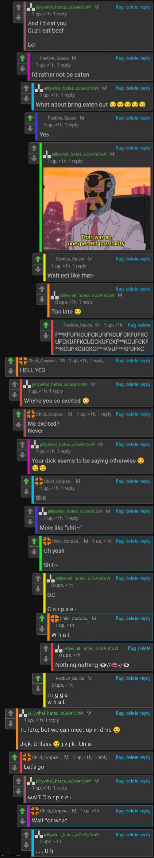 *me having three sexual conversations not knowing if we're joking or not* | made w/ Imgflip meme maker