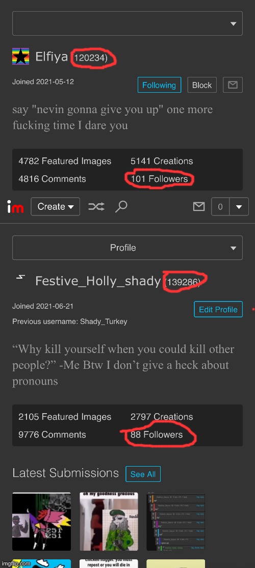 Haha yes i still have more points than you Blfiya | made w/ Imgflip meme maker