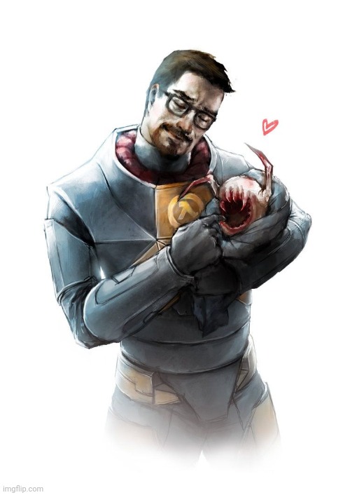 gordon freeman as anime idk | image tagged in i dont simp for him,half-life,addict | made w/ Imgflip meme maker