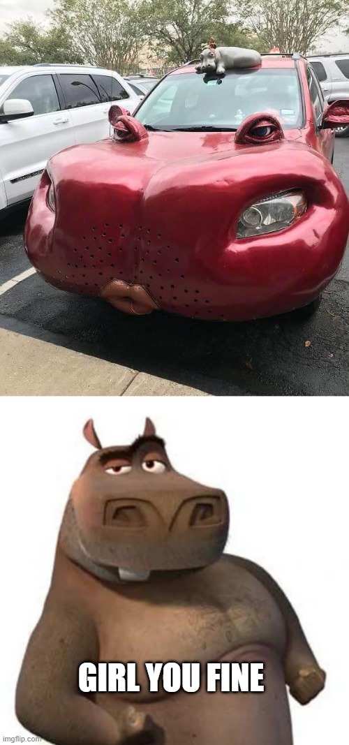 MOTO MOTO LIKES THIS CAR | GIRL YOU FINE | image tagged in cars,strange cars,madagascar | made w/ Imgflip meme maker