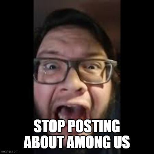 STOP. POSTING. ABOUT AMONG US | STOP POSTING ABOUT AMONG US | image tagged in stop posting about among us | made w/ Imgflip meme maker