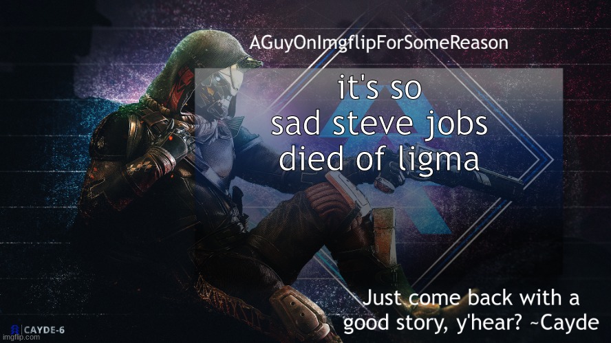 Who the hell is steve jobs? Ligma balls 