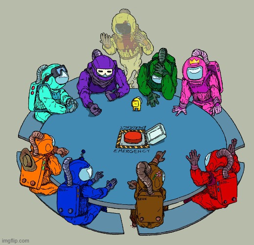 trying to figure out who is the imposter | image tagged in among us | made w/ Imgflip meme maker