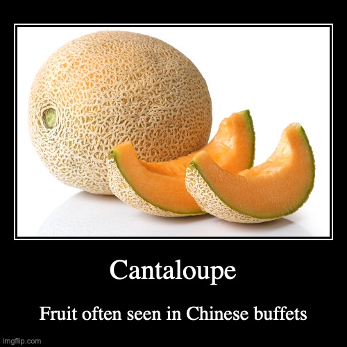 Cantaloupe | image tagged in demotivationals,fruit | made w/ Imgflip demotivational maker