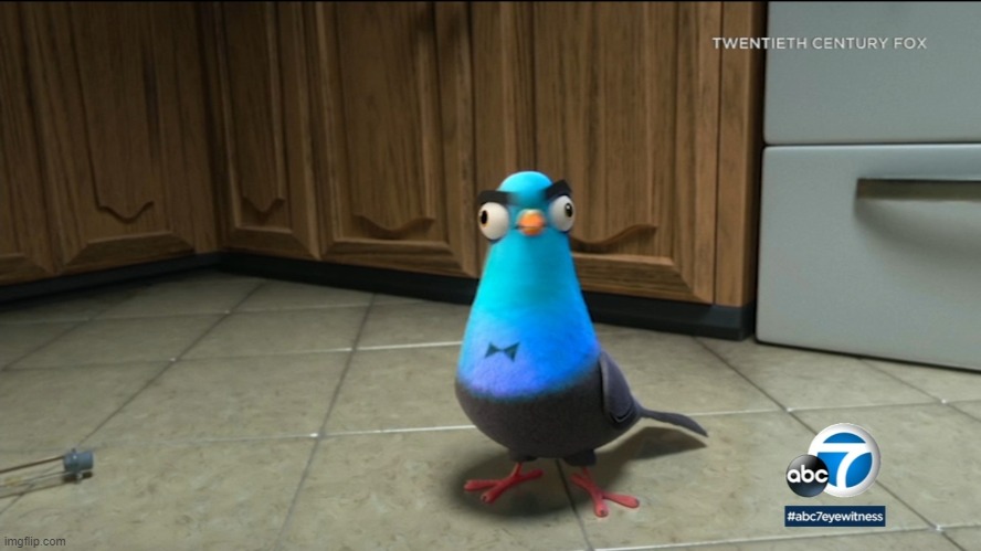 Pigeon Lance (Spies in Disguise) | image tagged in pigeon lance spies in disguise | made w/ Imgflip meme maker