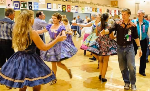 High Quality square dancing Blank Meme Template