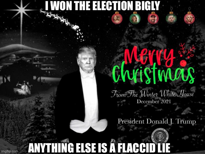 I WON THE ELECTION BIGLY ANYTHING ELSE IS A FLACCID LIE | made w/ Imgflip meme maker