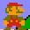 Mario nes pixel art Blank Meme Template