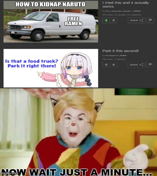 Forgot to do this | image tagged in blank white template,naruto,truck,kidnapping,the cat in the hat,now wait just a minute | made w/ Imgflip meme maker