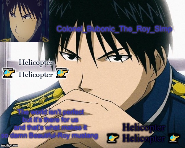 Yall should know him by now | Helicopter 🚁 Helicopter 🚁; Helicopter 🚁 Helicopter 🚁 | image tagged in yall should know him by now | made w/ Imgflip meme maker