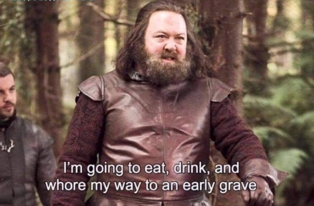 High Quality eat, drink and whore Blank Meme Template