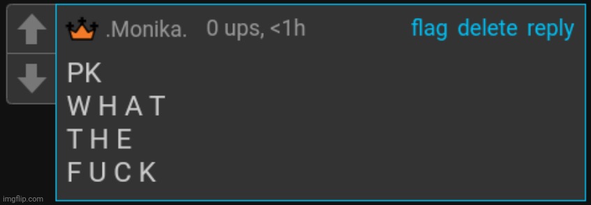 Old username moment | image tagged in pk wtf | made w/ Imgflip meme maker