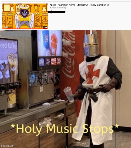 I got this in my youtube recommendation... | image tagged in holy music stops,what the fu- | made w/ Imgflip meme maker