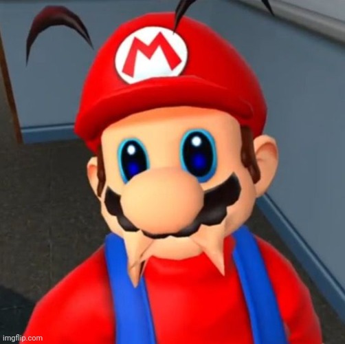 Sad Mario | image tagged in sad mario | made w/ Imgflip meme maker