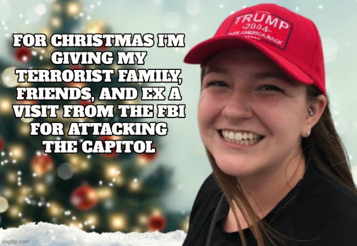 image tagged in christmas,clown car republicans,maga terrorists,qanon cult,happy holidays,capitol terrorism | made w/ Imgflip meme maker
