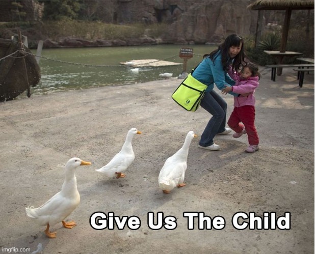 GIVE US THE CHILD | made w/ Imgflip meme maker
