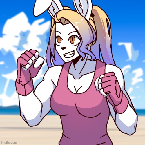 Judy the boxer rabbit | made w/ Imgflip meme maker
