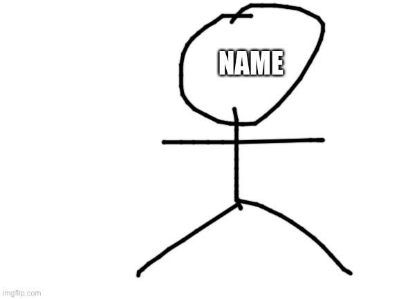 Blank White Template | NAME | image tagged in blank white template | made w/ Imgflip meme maker