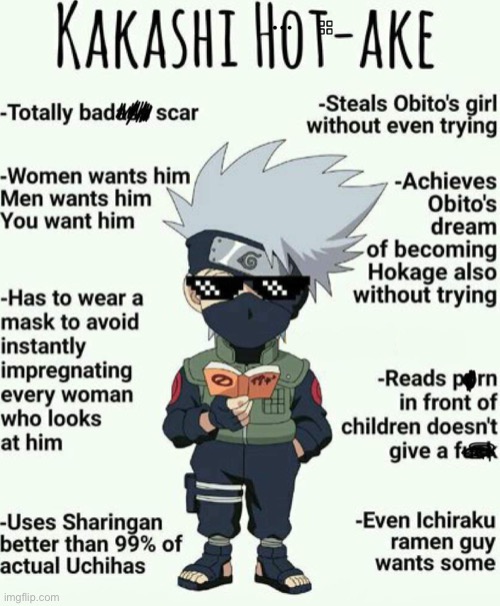 yes that is THE kakashi without a mask