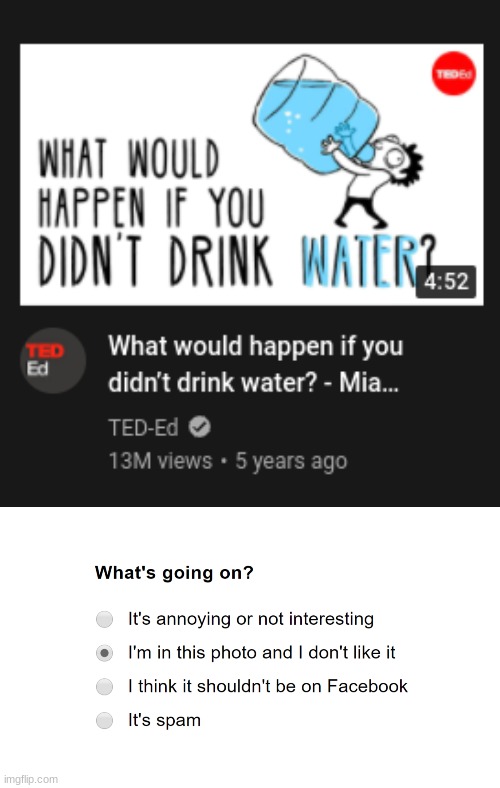 what's water? | image tagged in i'm in this photo and i don't like it | made w/ Imgflip meme maker