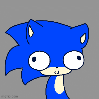 sonic be like! | image tagged in gifs,weird sonic gif,funny sonic gif,sonic gif,cross eyed sonic,random image of sonic | made w/ Imgflip images-to-gif maker