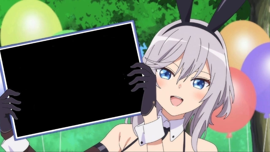 Девочка-зайчик Blank Meme Template