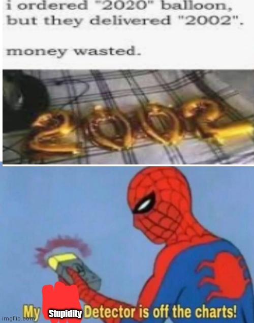 Stupid | Stupidity | image tagged in my clown detector is off the charts,stupid,stupid people,spiderman,front page | made w/ Imgflip meme maker