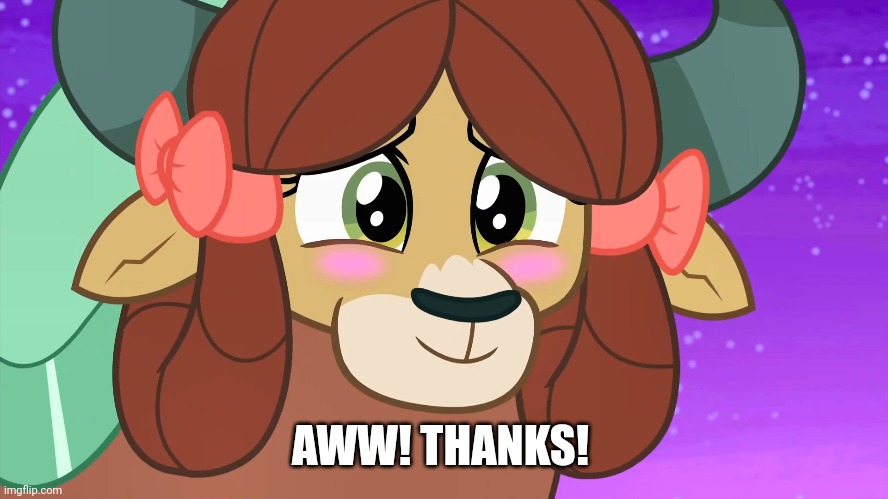 AWW! THANKS! | made w/ Imgflip meme maker