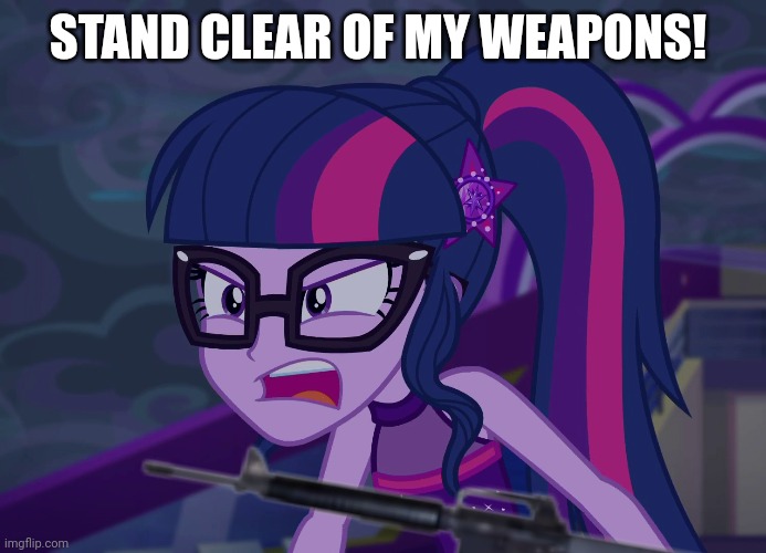 STAND CLEAR OF MY WEAPONS! | made w/ Imgflip meme maker