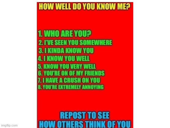 bonus question # 9: You're some weird stalker person | made w/ Imgflip meme maker