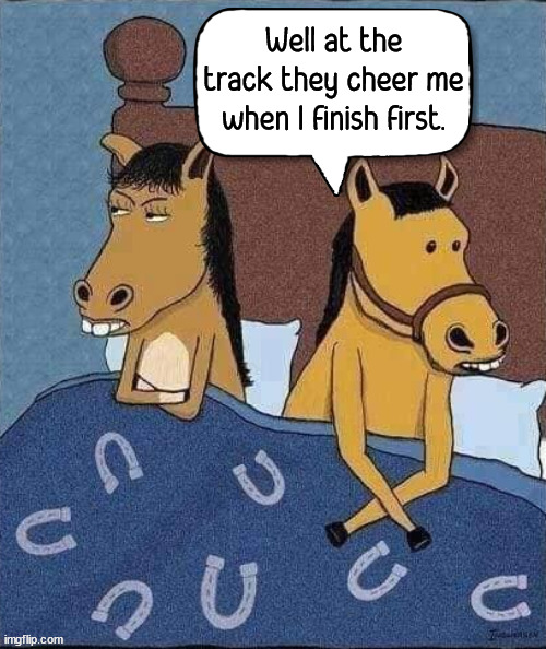  Well at the track they cheer me when I finish first. | image tagged in insults | made w/ Imgflip meme maker