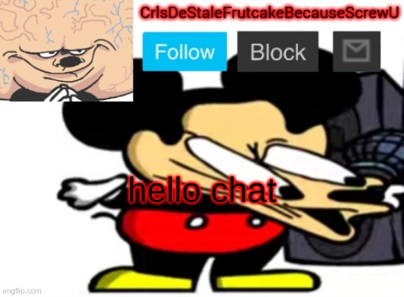 please stop looking at my screen, preston | hello chat | made w/ Imgflip meme maker