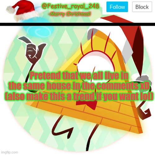 Reeeeeeeeeeeee | Pretend that we all live in the same house in the comments xD
(also make this a trend if you want lol) | image tagged in royal's christmas announcement temp,lol,in the comments,pretend we are all in the same house,bored as hell,eeeeee | made w/ Imgflip meme maker