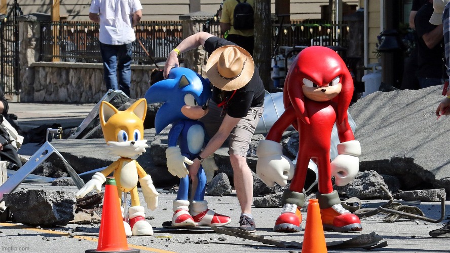 Knuckles & Tails Are In Sonic Movie 2 | image tagged in sonic movie | made w/ Imgflip meme maker