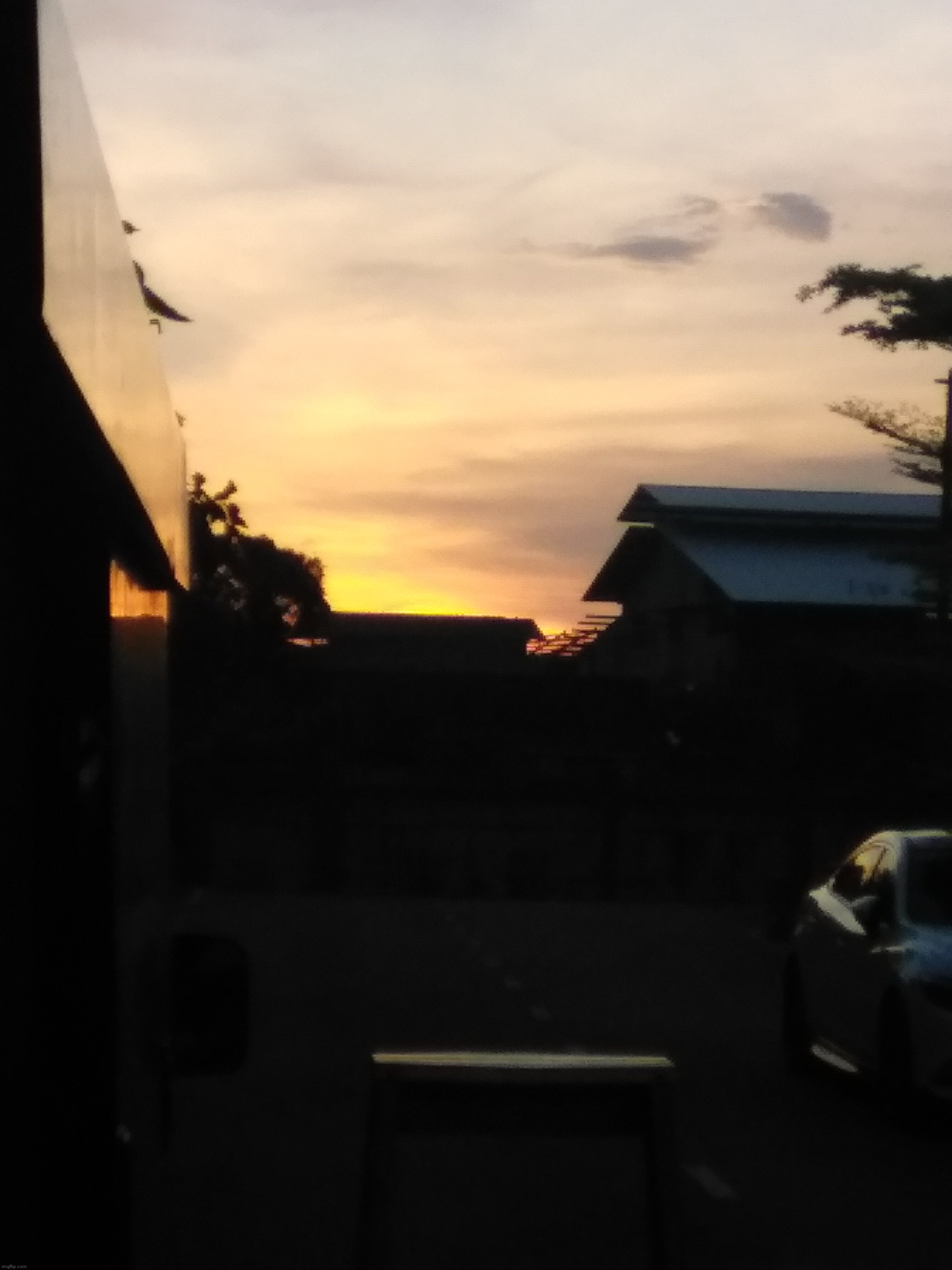 Took this picture when i was outside working with my dad | made w/ Imgflip meme maker