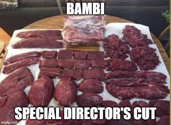 Bambi |  BAMBI; SPECIAL DIRECTOR'S CUT | image tagged in hunting | made w/ Imgflip meme maker