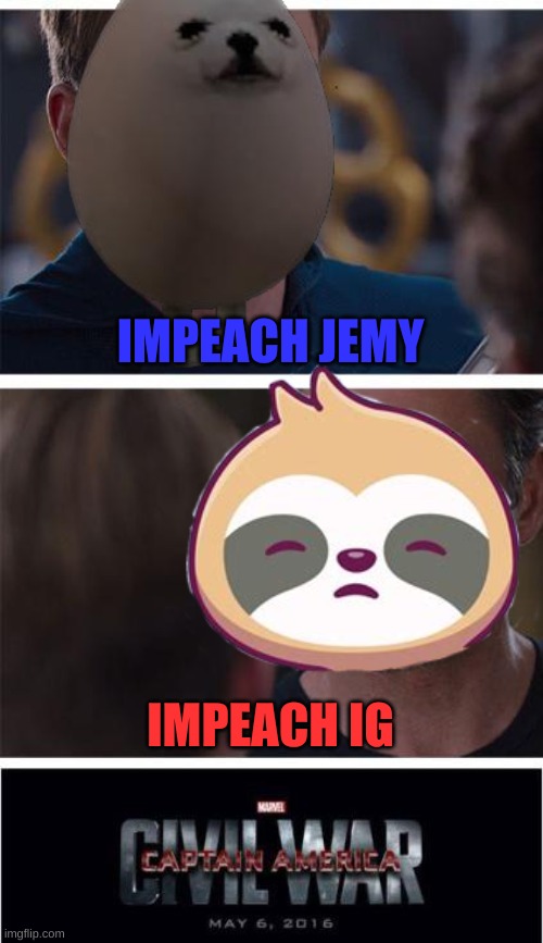 CAPTAIN IP, CIVIL IMPEACHMENT | IMPEACH JEMY; IMPEACH IG | made w/ Imgflip meme maker