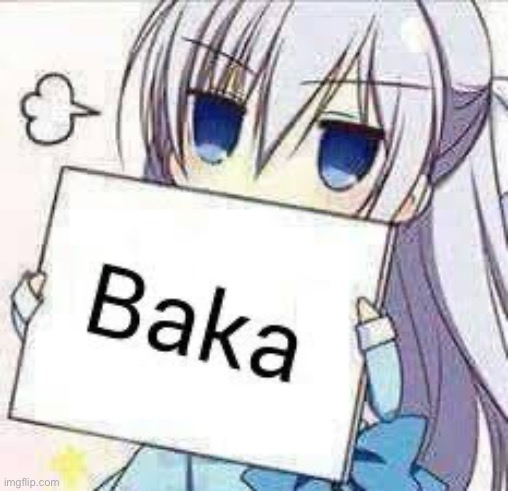 baka | image tagged in baka | made w/ Imgflip meme maker