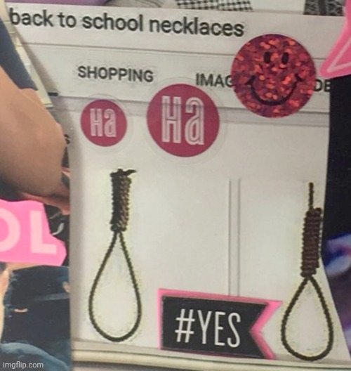 Back to School necklace! Ha Ha! | image tagged in back to school necklace | made w/ Imgflip meme maker