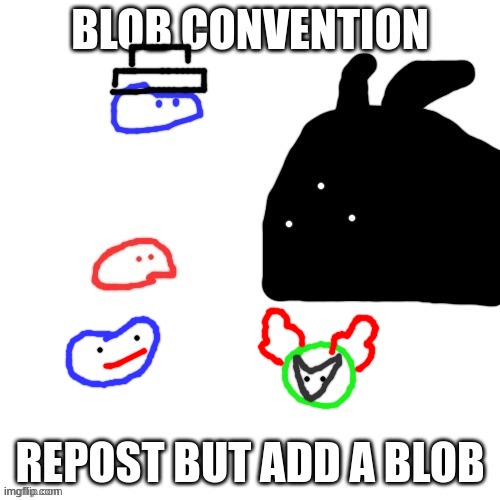 Huggy Wuggy blob and Tricky blob | made w/ Imgflip meme maker