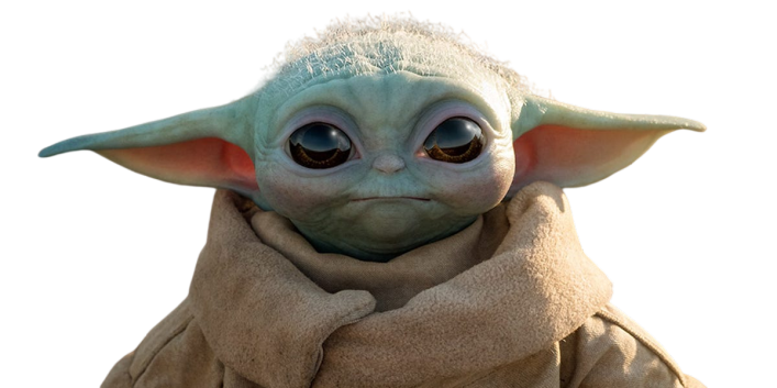 High Quality baby yoda Blank Meme Template