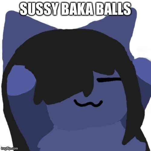 Kuraudo | SUSSY BAKA BALLS | image tagged in kuraudo | made w/ Imgflip meme maker