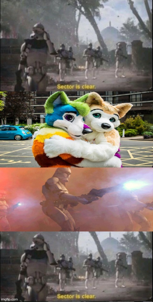 sector is now clear. | image tagged in memes,anti furry,sector is clear blur | made w/ Imgflip meme maker