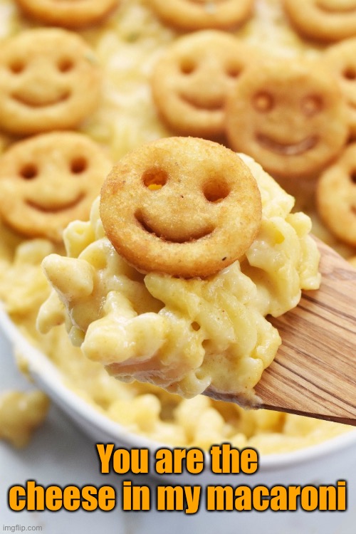 You are the cheese in my macaroni | made w/ Imgflip meme maker